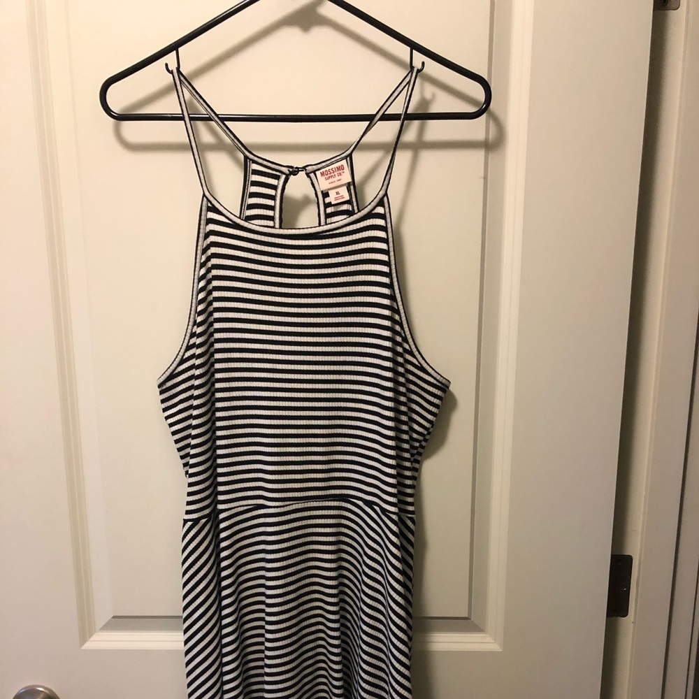 Black and white summer dress